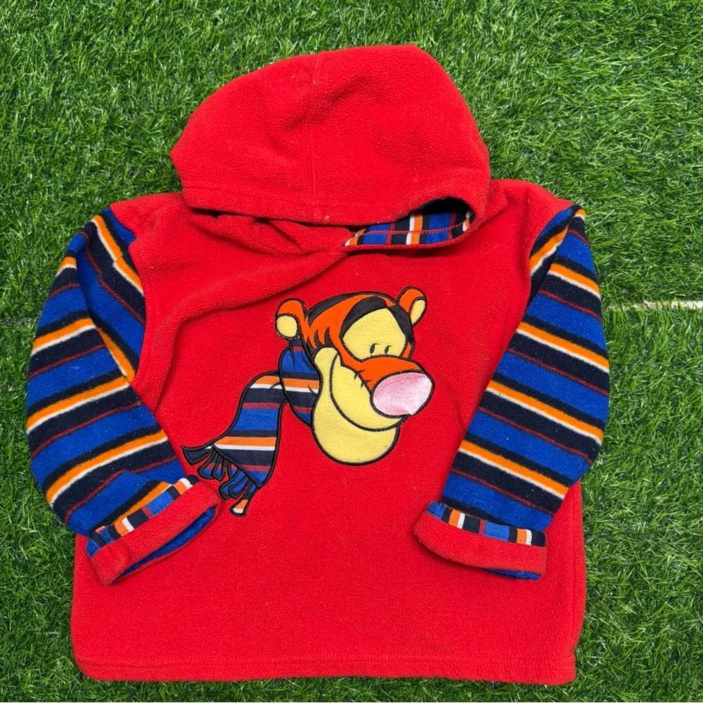 Vintage Y2K Disney Tigger Fleece Hoodie